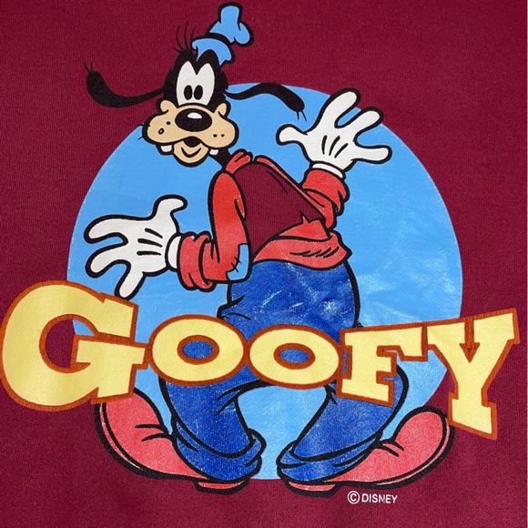 Vintage 90s Disney Goofy CrewNeck SweatShirt - Picture 3 of 4